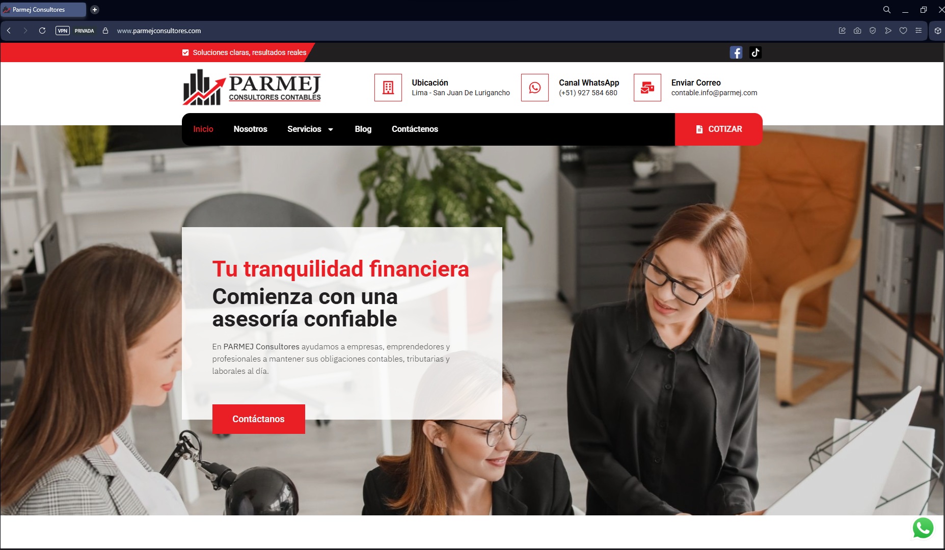 Parmej Consultores - Web
